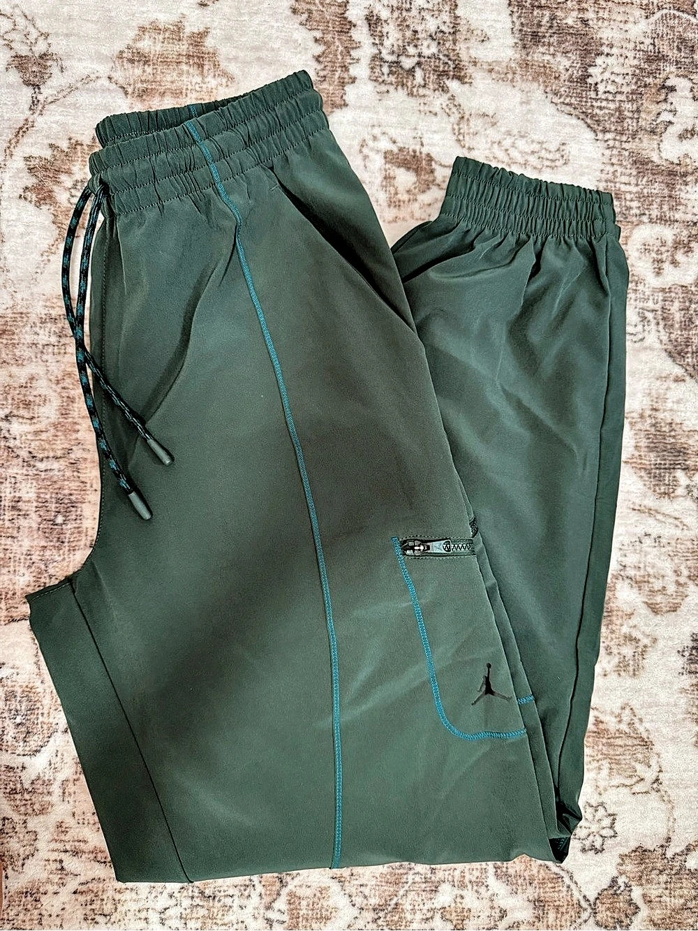 Jordan Air Jordan Jumpman Casual Woven Pants Green Cargo Pants